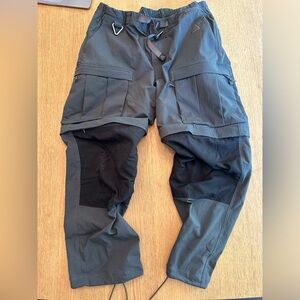 Nike ACG Convertible Cargo pants Black/Grey size XL
